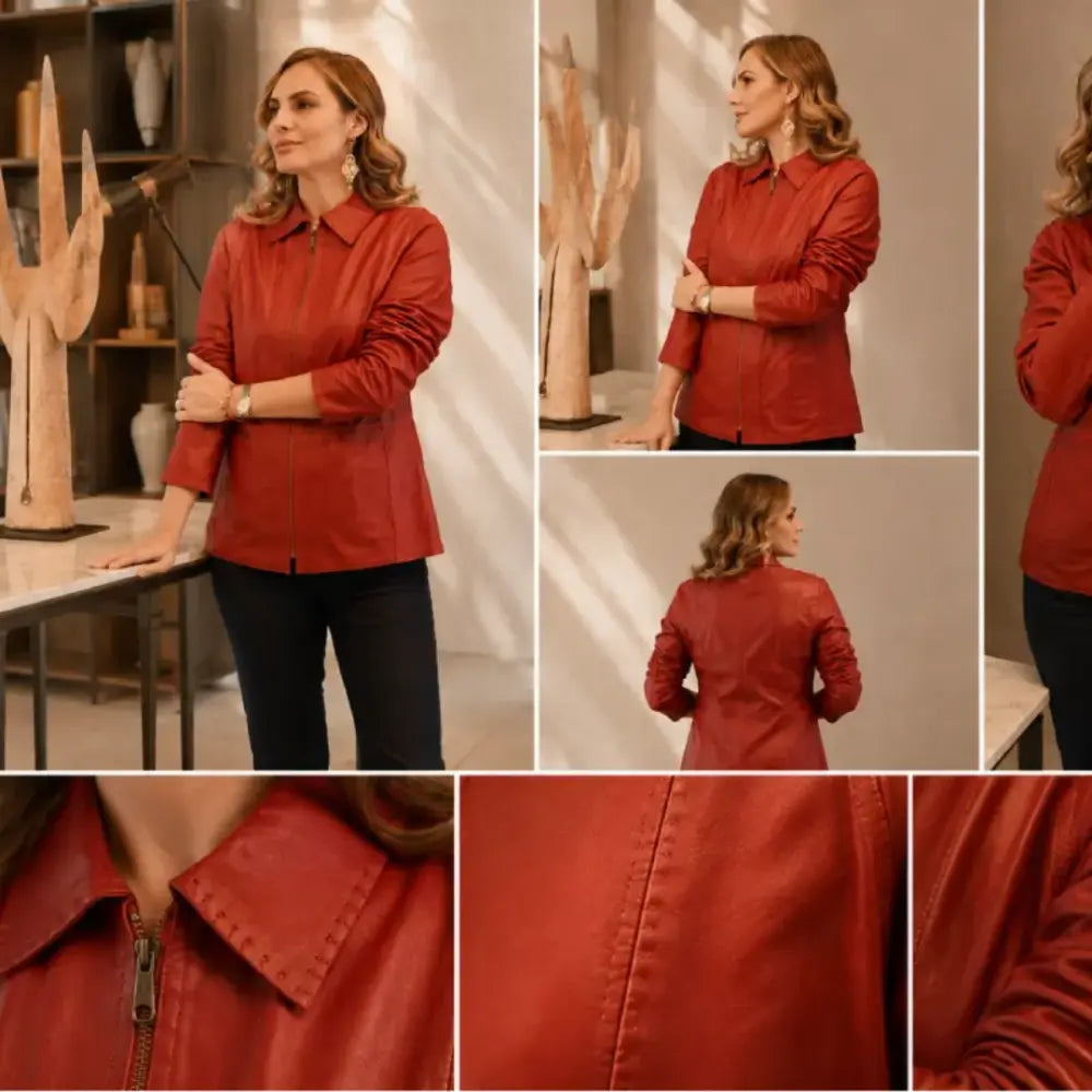 Chaqueta de Gamuza Reversible Sara
