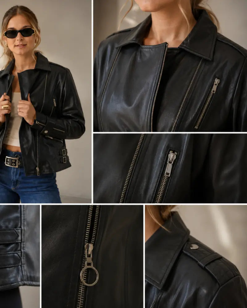 Chaqueta de Cuero Eugenia