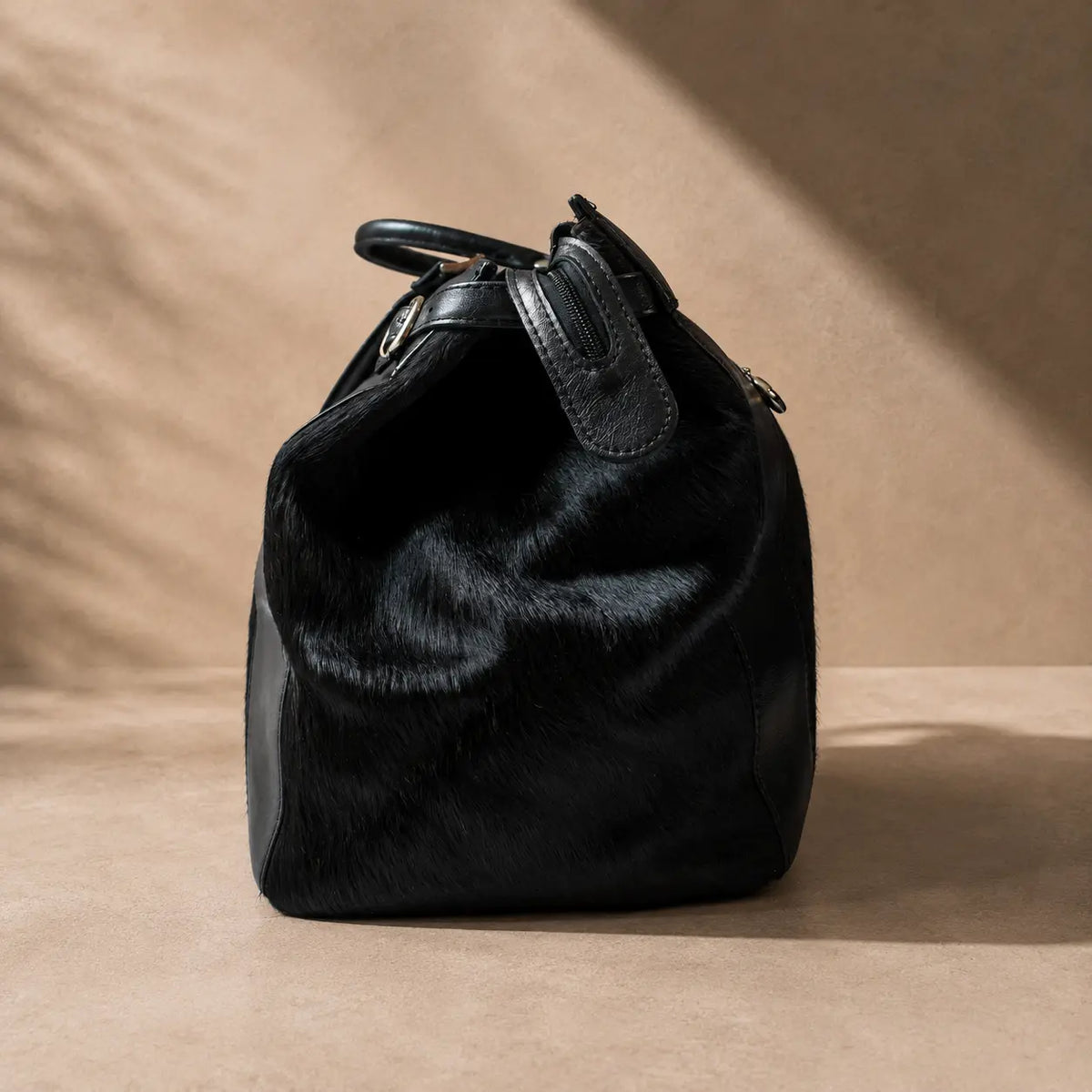 Bolso de Viaje Aurelio en Cuero y Pelo Natural | Aurelio
