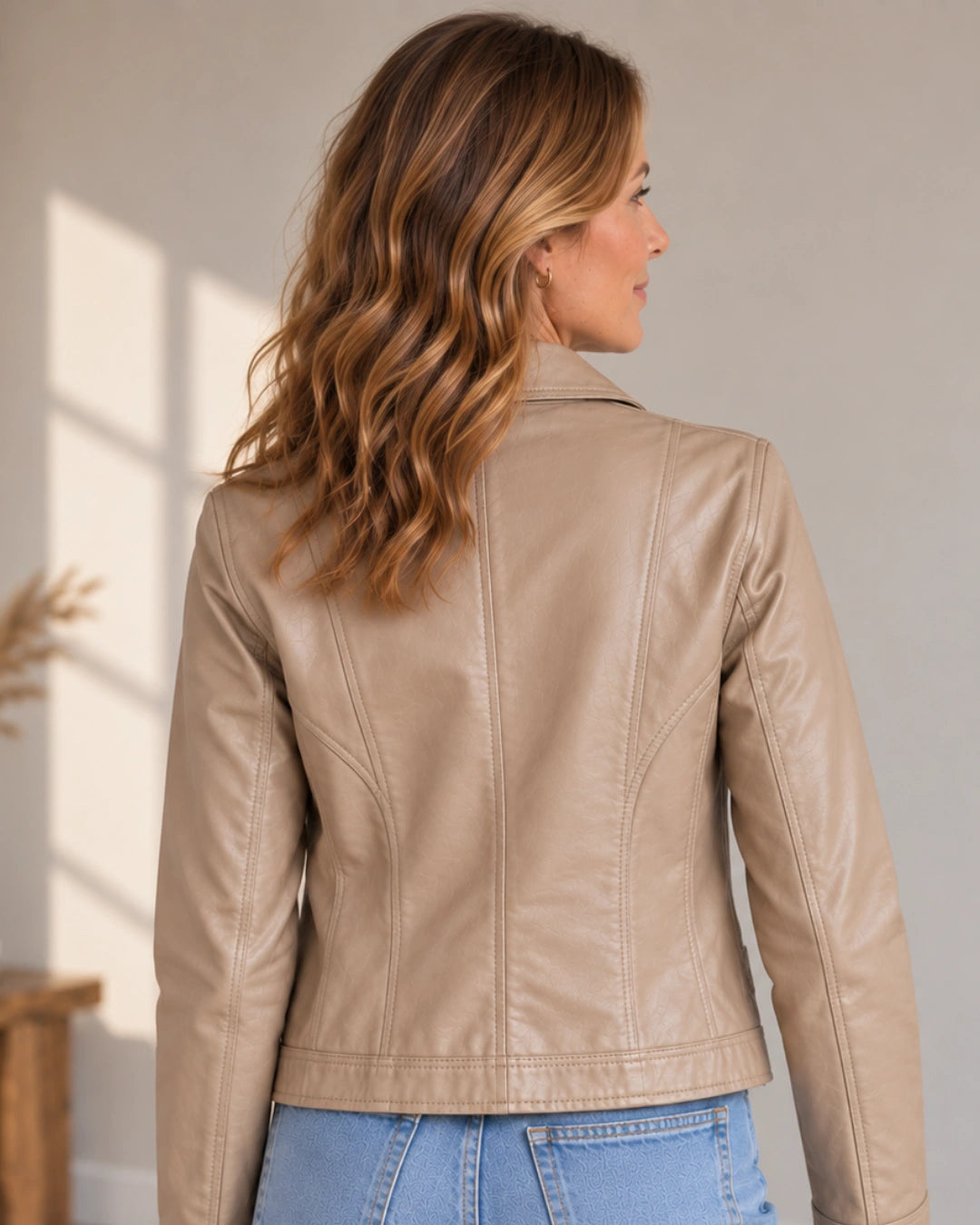 Chaqueta de Cuero Estefy