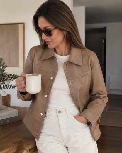 Chaqueta de Cuero Estefy