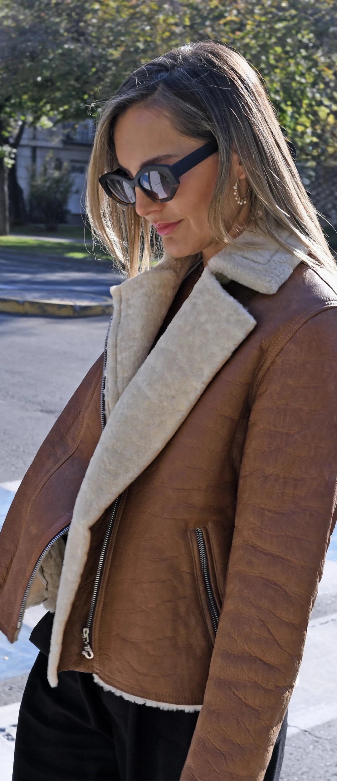 Chaqueta de Cuero Amalia