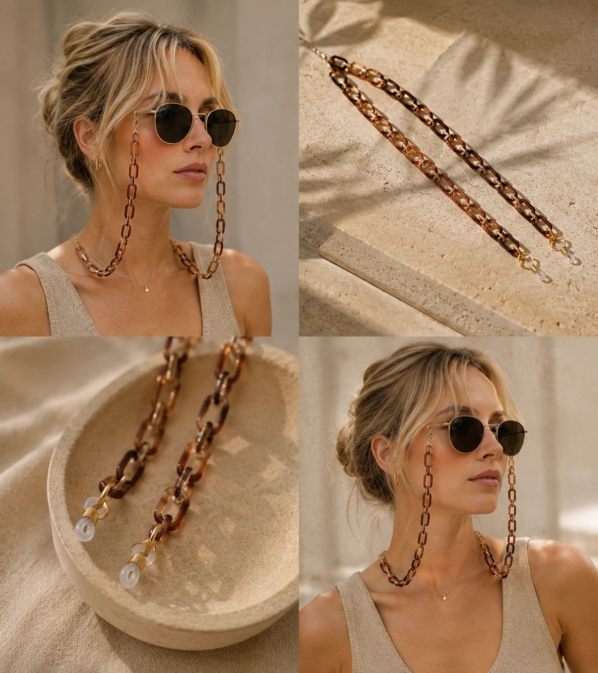 Strap para Anteojos | Cadena Chocolate