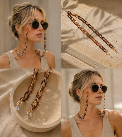 Strap para Anteojos | Cadena Chocolate