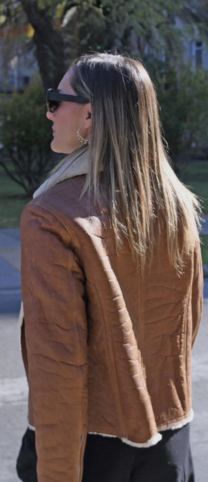 Chaqueta de Cuero Amalia