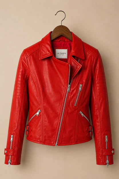 Chaqueta de Cuero de Oveja Camila