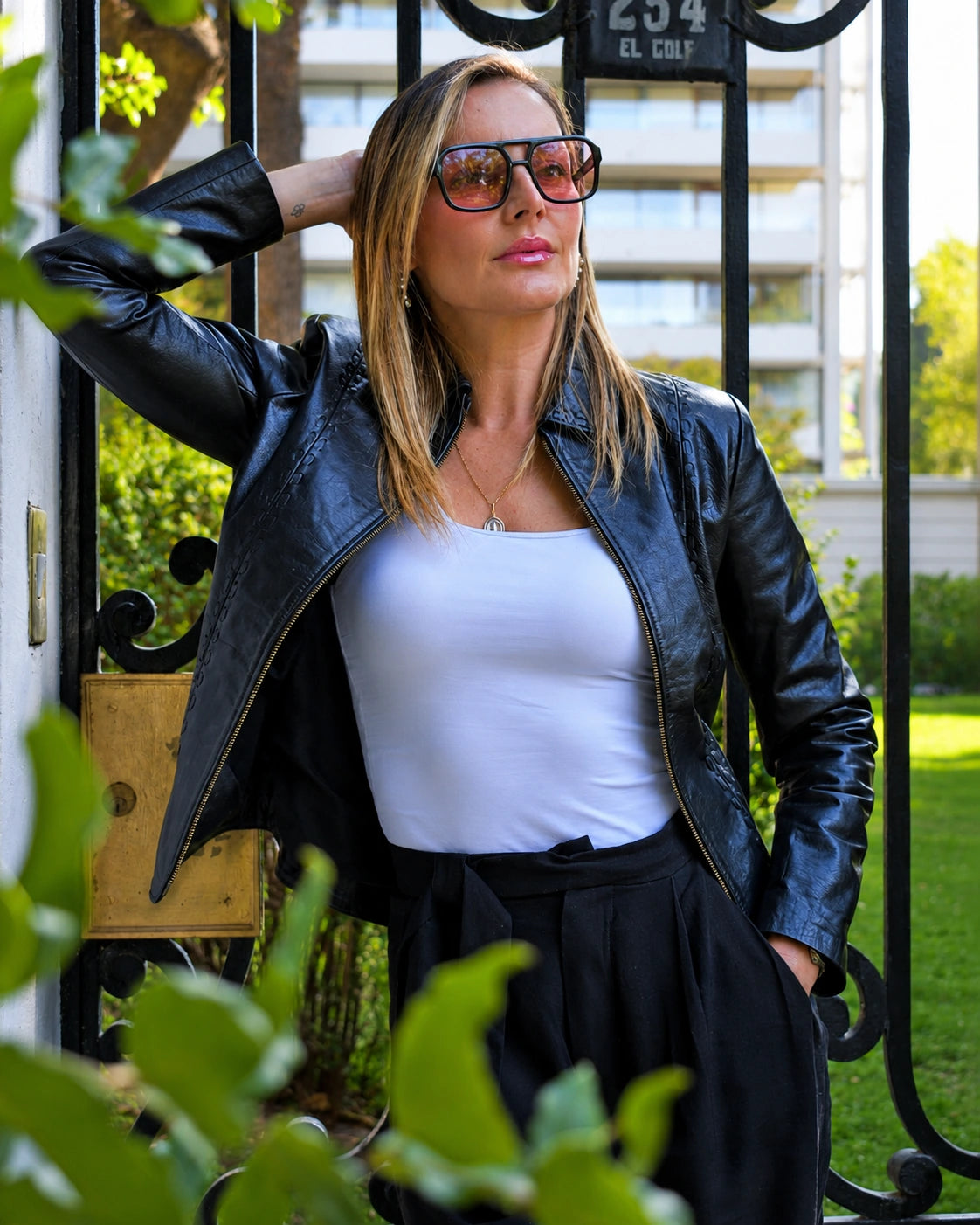 Chaqueta de Cuero Antonia