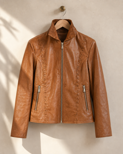 Chaqueta de Cuero Antonia