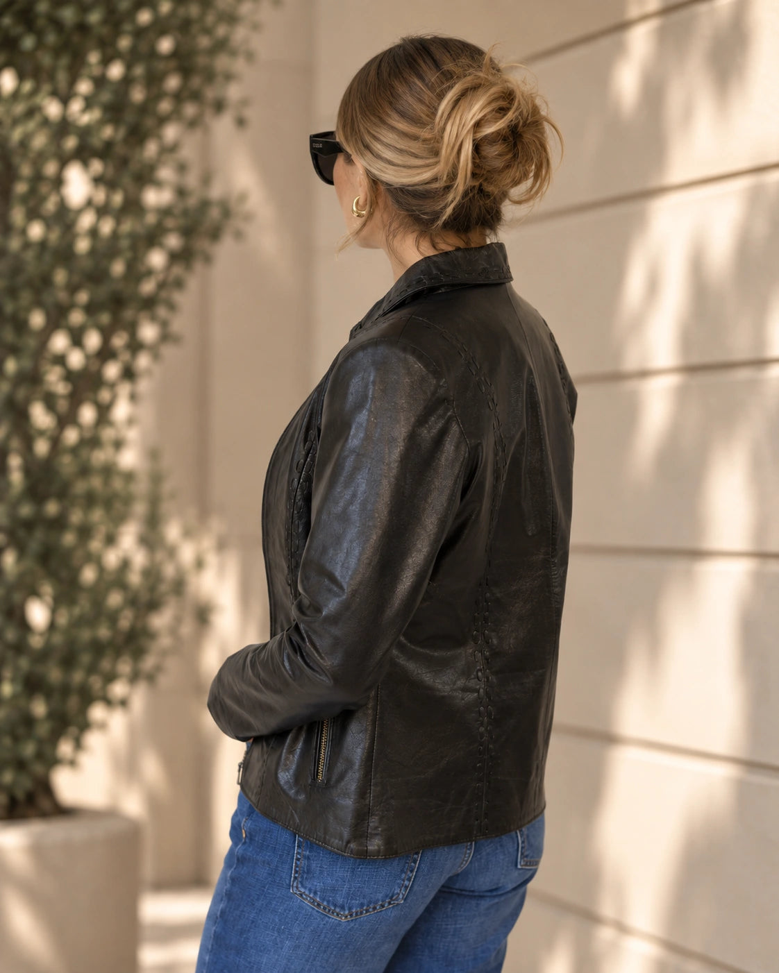Chaqueta de Cuero Antonia