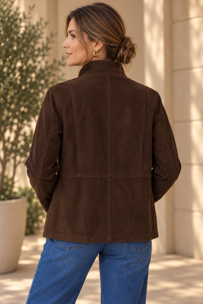Chaqueta de Gamuza Sara