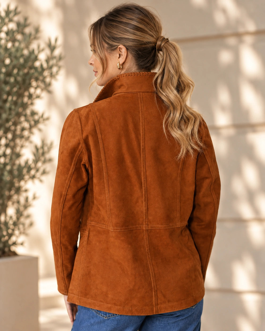 Chaqueta de Gamuza Sara