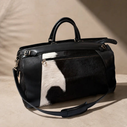 Bolso de Viaje Aurelio en Cuero y Pelo Natural | Aurelio