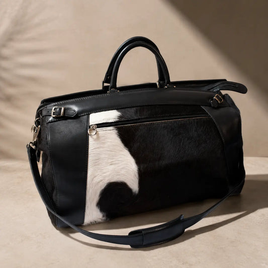 Bolso de Viaje Aurelio en Cuero y Pelo Natural | Aurelio