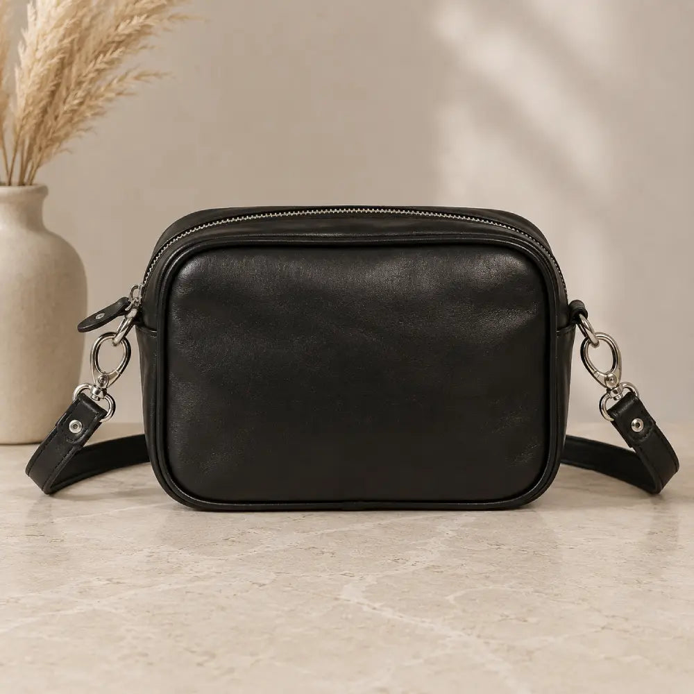 Cartera de Cuero con Pelo | Lily | La Pampa Leather