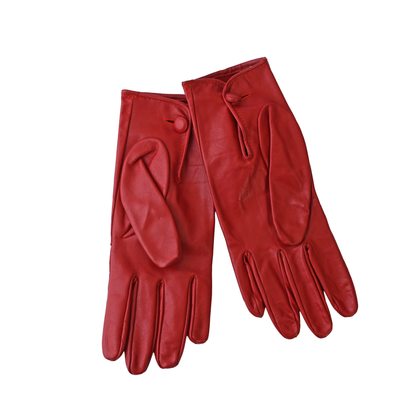 Guantes Mujer Cabretilla Rojo