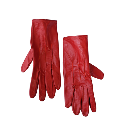 Guantes Mujer Cabretilla Rojo