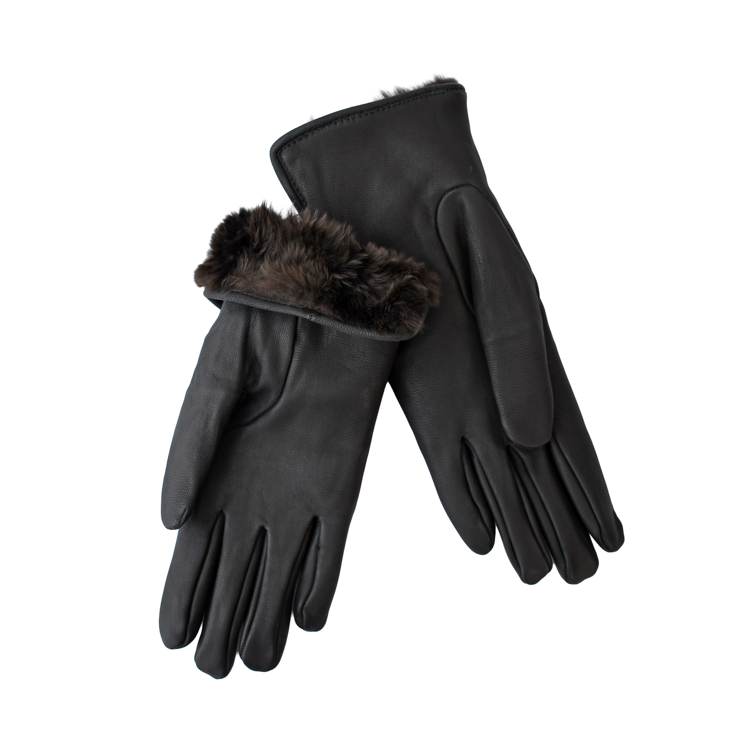 Guantes Mujer Cabretilla con piel de nutria