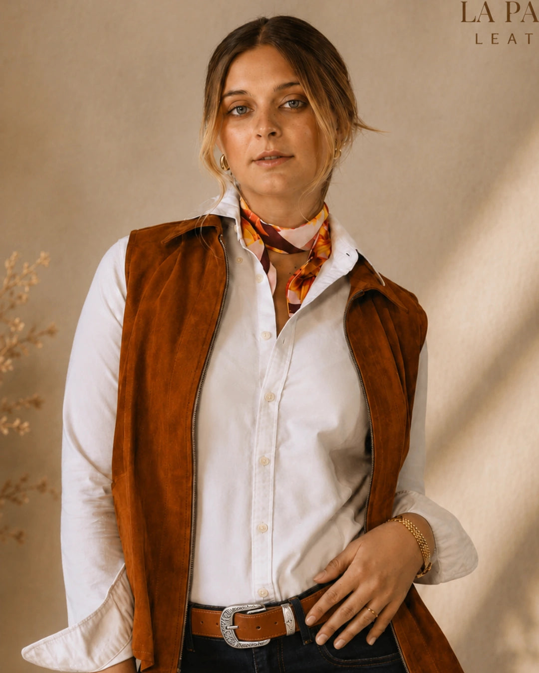 Chaleco de Gamuza Clarita