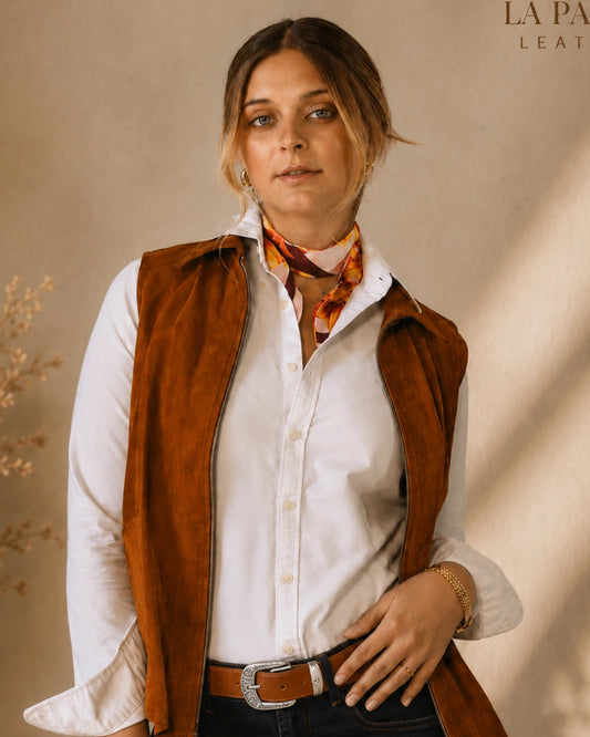 Chaleco de Gamuza Clarita