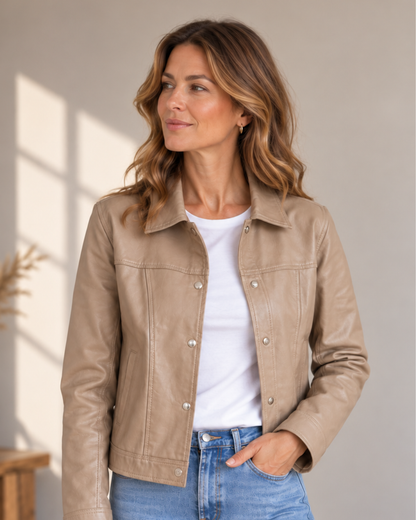 Chaqueta de Cuero Estefy