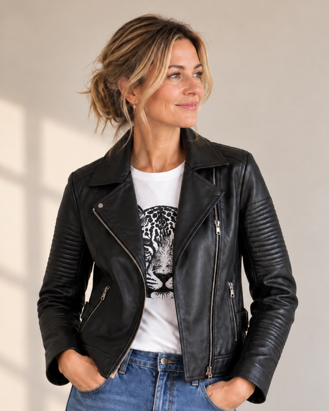 Chaqueta de Cuero María