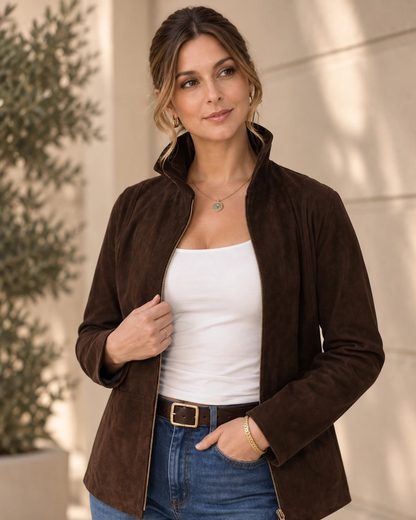 Chaqueta de Gamuza Sara