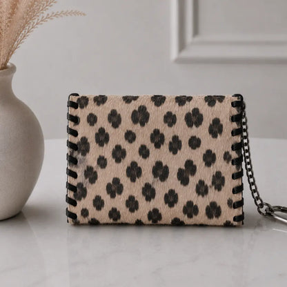 Monedero Animal Print Pelo Natural